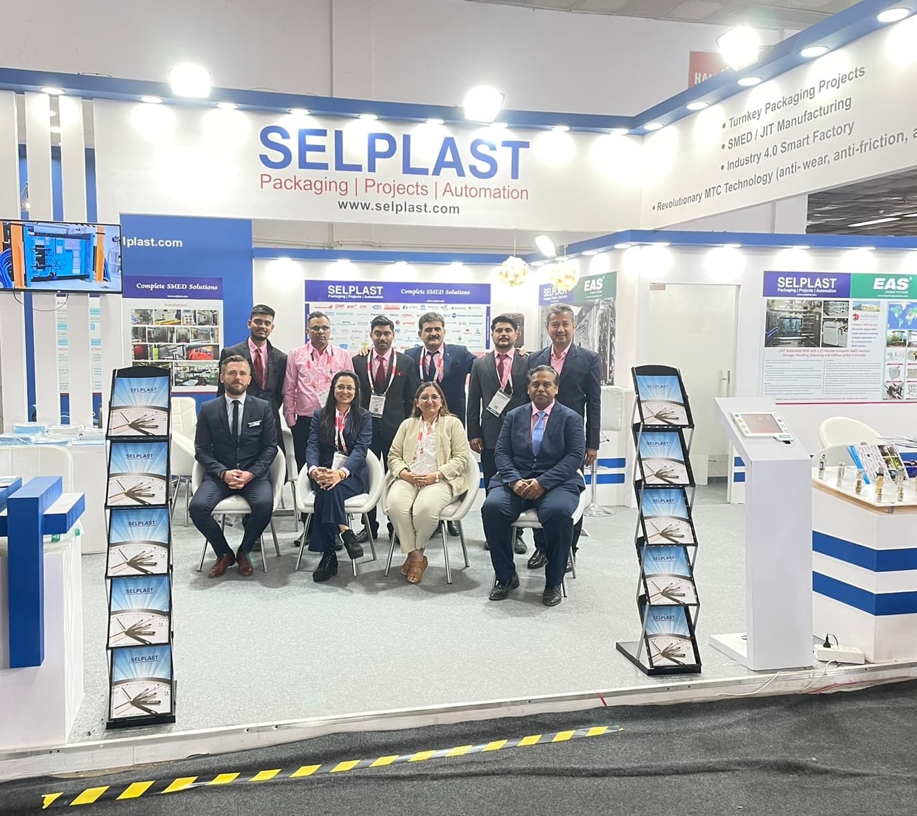 Selplast team at PlastIndia 2023 exhibition