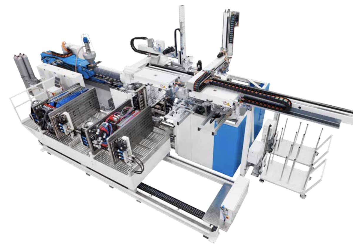 EAS complete automated manufacturing cell
