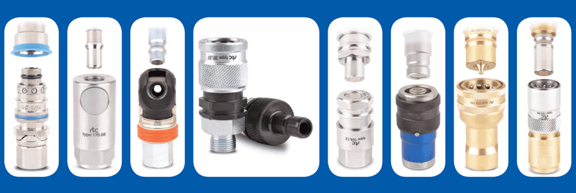 RTC quick connect coupling range