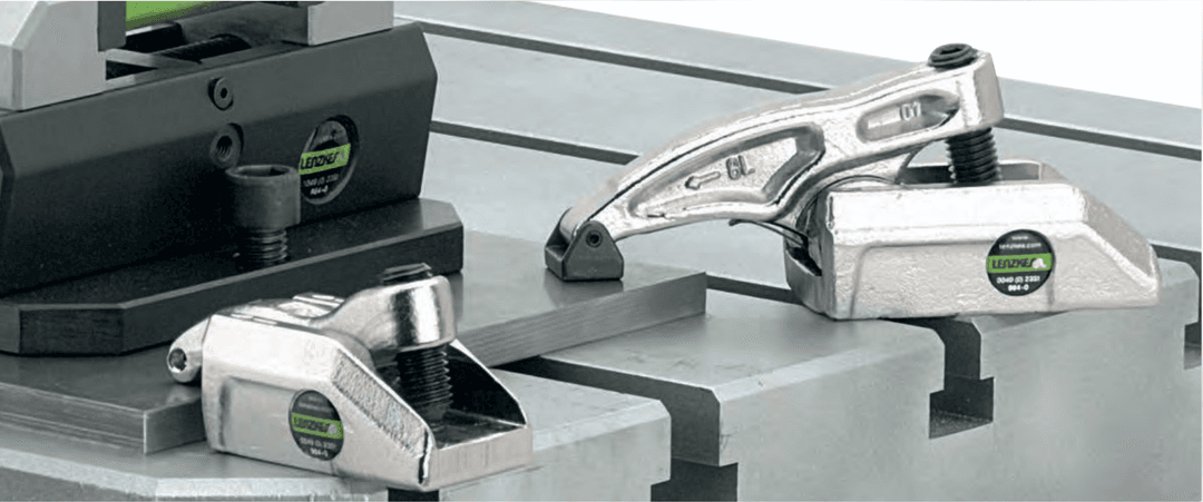 Lenzkes quick-action mechanical clamp